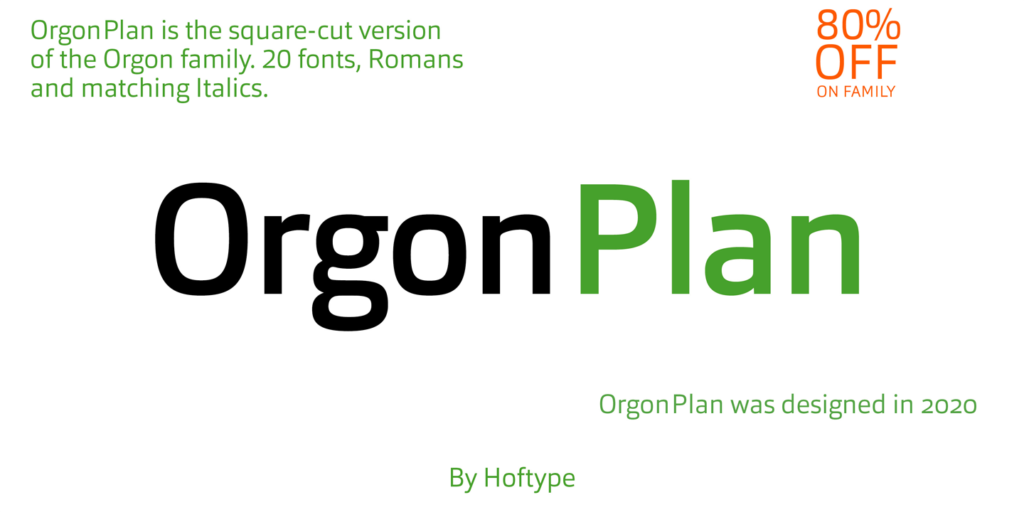 Ejemplo de fuente Orgon Plan Book